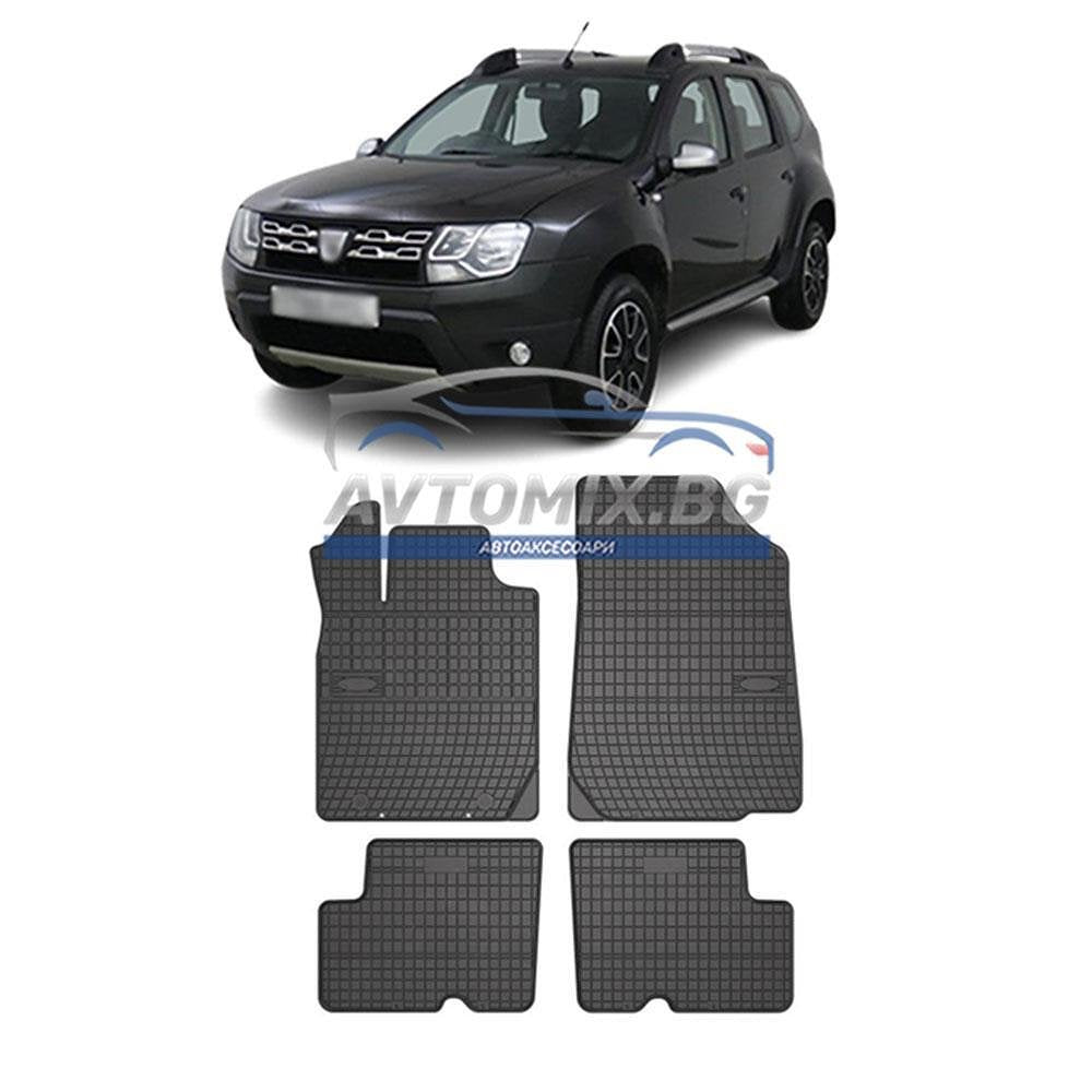 Гумени стелки зa Dacia Duster 2010-2018 г., Frogum