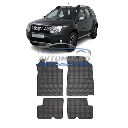 Гумени стелки зa Dacia Duster 2010-2018 г., Frogum