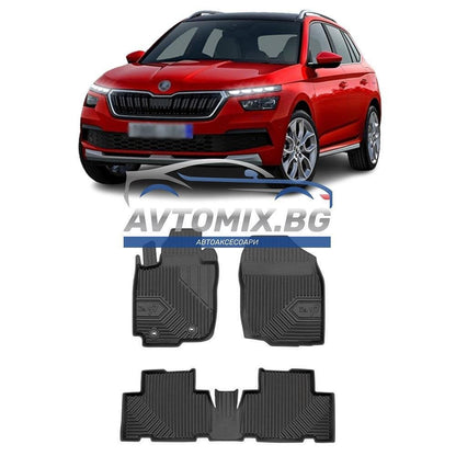 Гумени стелки зa Skoda Kamiq след 2019 г., Модел No.77