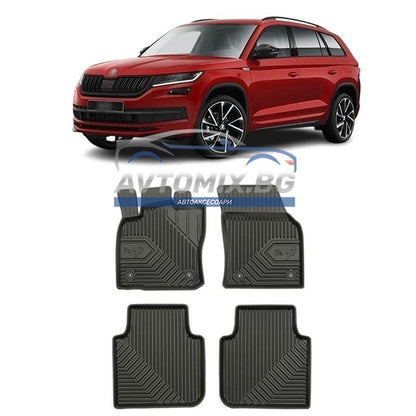 Гумени стелки зa Skoda Kodiaq след 2016 г., Модел No.77