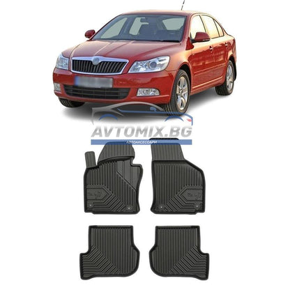 Гумени стелки зa Skoda Octavia 2004-2012 г., Модел No.77