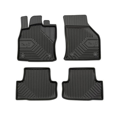 Rubber floor mats for Skoda Karoq after 2017, Model No. 77