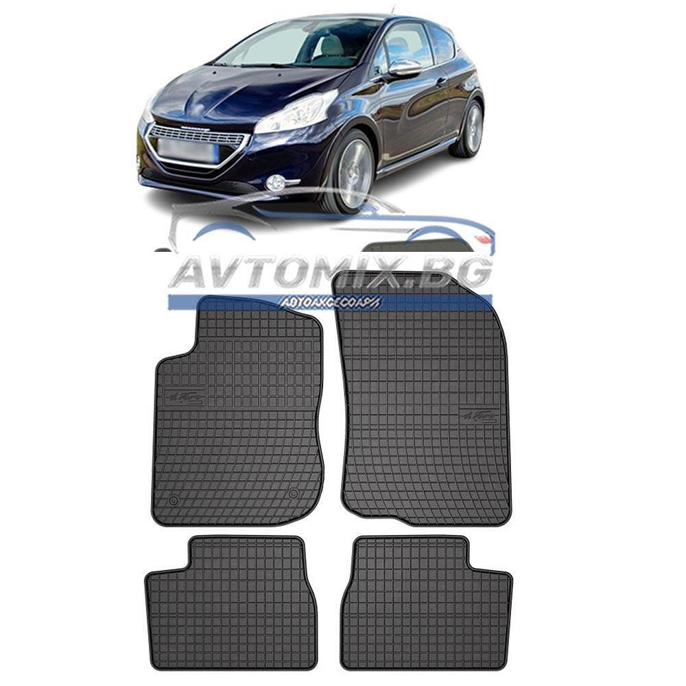 Гумени стелки зa Peugeot 208 2012-2019 г., Frogum