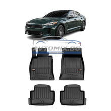 Rubber floor mats for Kia Stinger 2017-2023, ProLine 3D