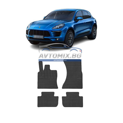 Гумени стелки зa Porsche Macan след 2014 г., Frogum