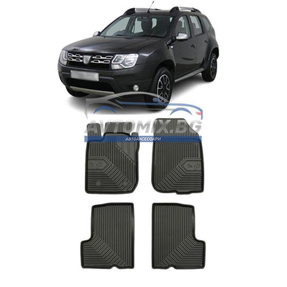 Гумени стелки зa Dacia Duster 2010-2018 г.,  Модел No.77