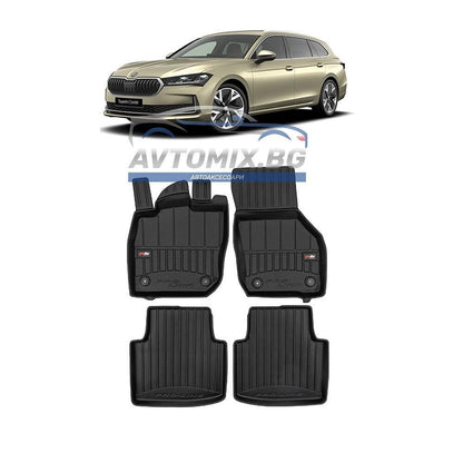 Covorașe de cauciuc pentru Skoda Superb după 2023, ProLine 3D