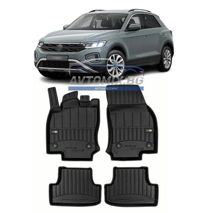 Rubber floor mats for VW T-Roc from 2022, ProLine 3D