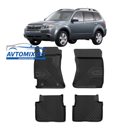 Гумени стелки зa Subaru Forester 2008-2013 г., Модел No.77