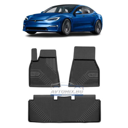 Гумени стелки за Tesla Model S 2012-2021 г., Модел No.77
