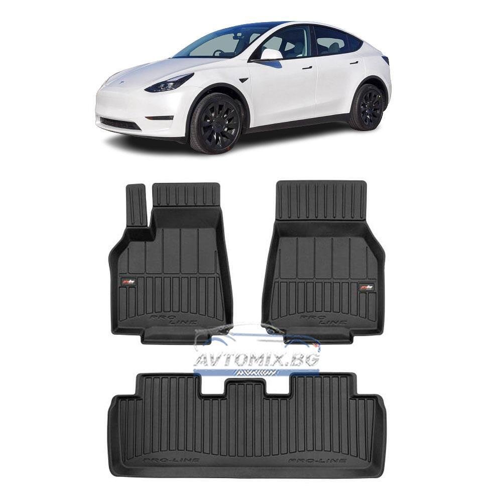 Гумени стелки за Tesla Model Y след 2019 г., ProLine 3D