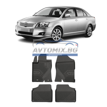 Covorașe de cauciuc pentru Toyota Avensis 2003-2009, Model nr. 77