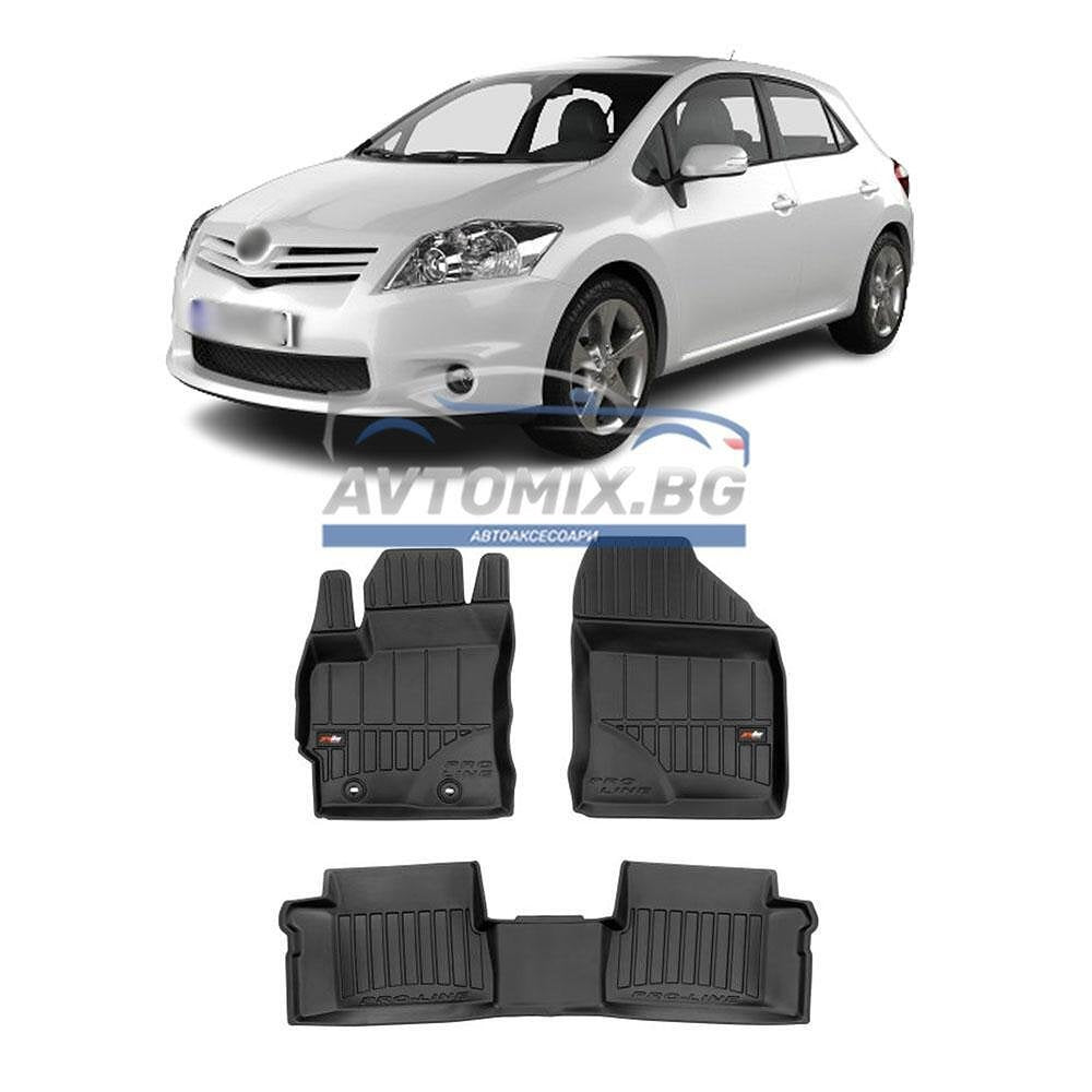 Rubber floor mats for Toyota Auris hatchback 2012-2018, ProLine 3D