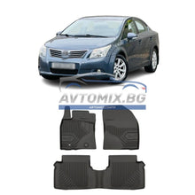 Rubber floor mats for Toyota Avensis 2009-2018, Model No. 77
