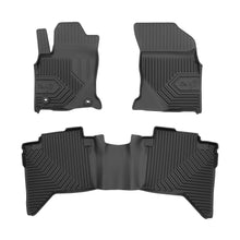 Rubber floor mats for Toyota Hilux Pickup after 2015, Model No.77