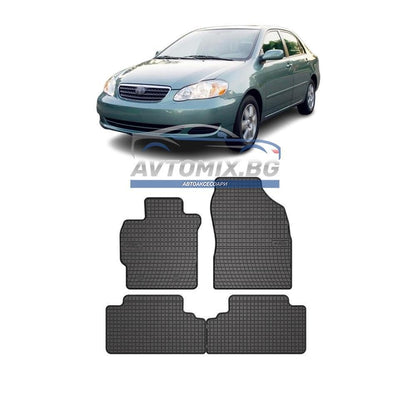 Rubber floor mats for Toyota Corolla 2006-2013, Frogum
