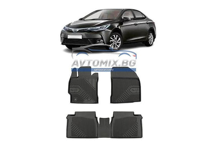 Covorașe de cauciuc pentru Toyota Corolla 2013-2019, Model Nr.77