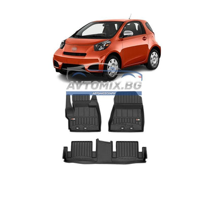 Covorașe de cauciuc pentru Toyota IQ 2009-2015, ProLine