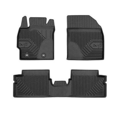 Rubber floor mats for Toyota Auris hatchback 2006-2012, Model No.77