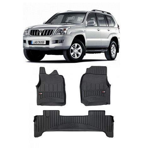 Covorașe de cauciuc pentru Toyota Land Cruiser 100 din 1998-2007, ProLine 3D