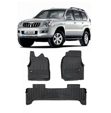 Rubber mats for Toyota Land Cruiser 100 1998-2007, ProLine 3D