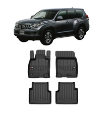 Rubber floor mats for Toyota Land Cruiser 150 from 2009-2015, ProLine 3D