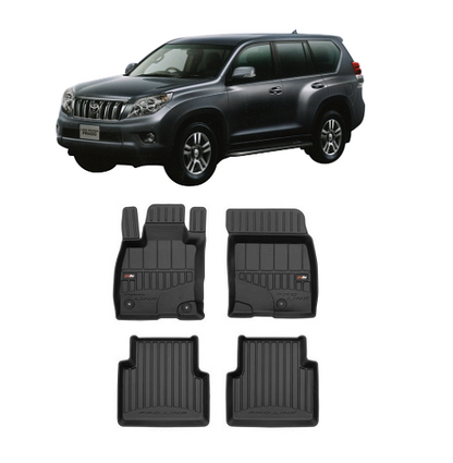Covorașe de cauciuc pentru Toyota Land Cruiser 150 din 2009-2015, ProLine 3D