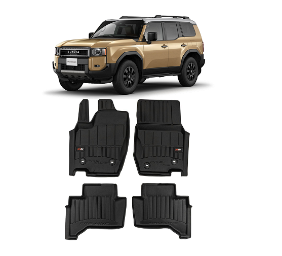 Covorașe de cauciuc pentru Toyota Land Cruiser 250 după 2024, ProLine 3D
