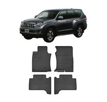 Rubber floor mats for Toyota Land Cruiser Prado after 2009, Frogum