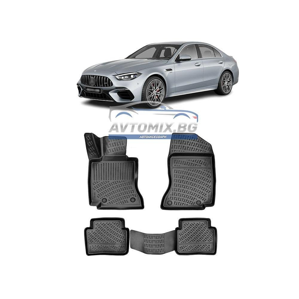 Rubber mats for Mercedes C class W206 from 2021 onwards, RizLine