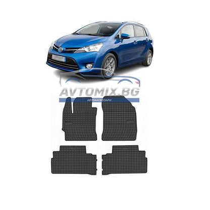 Гумени стелки за Toyota Verso 2009-2018 г., Frogum