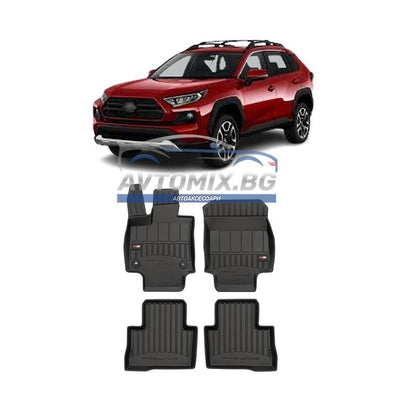 Гумени стелки зa Toyota RAV4 след 2019 г., ProLine 3D