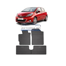 Гумени стелки за Toyota Yaris 2011-2020 г., Frogum