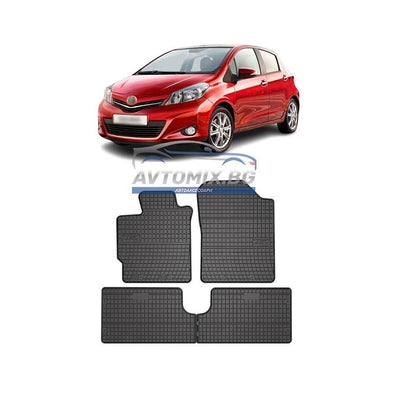 Гумени стелки за Toyota Yaris 2011-2020 г., Frogum