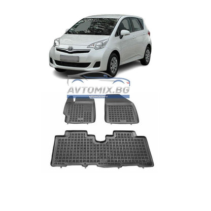 Гумени стелки за Toyota Verso S 2009-2018 г., Rezaw Plast