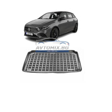 Rubber trunk mat Mercedes B class W247 after 2018, Rezaw Plast