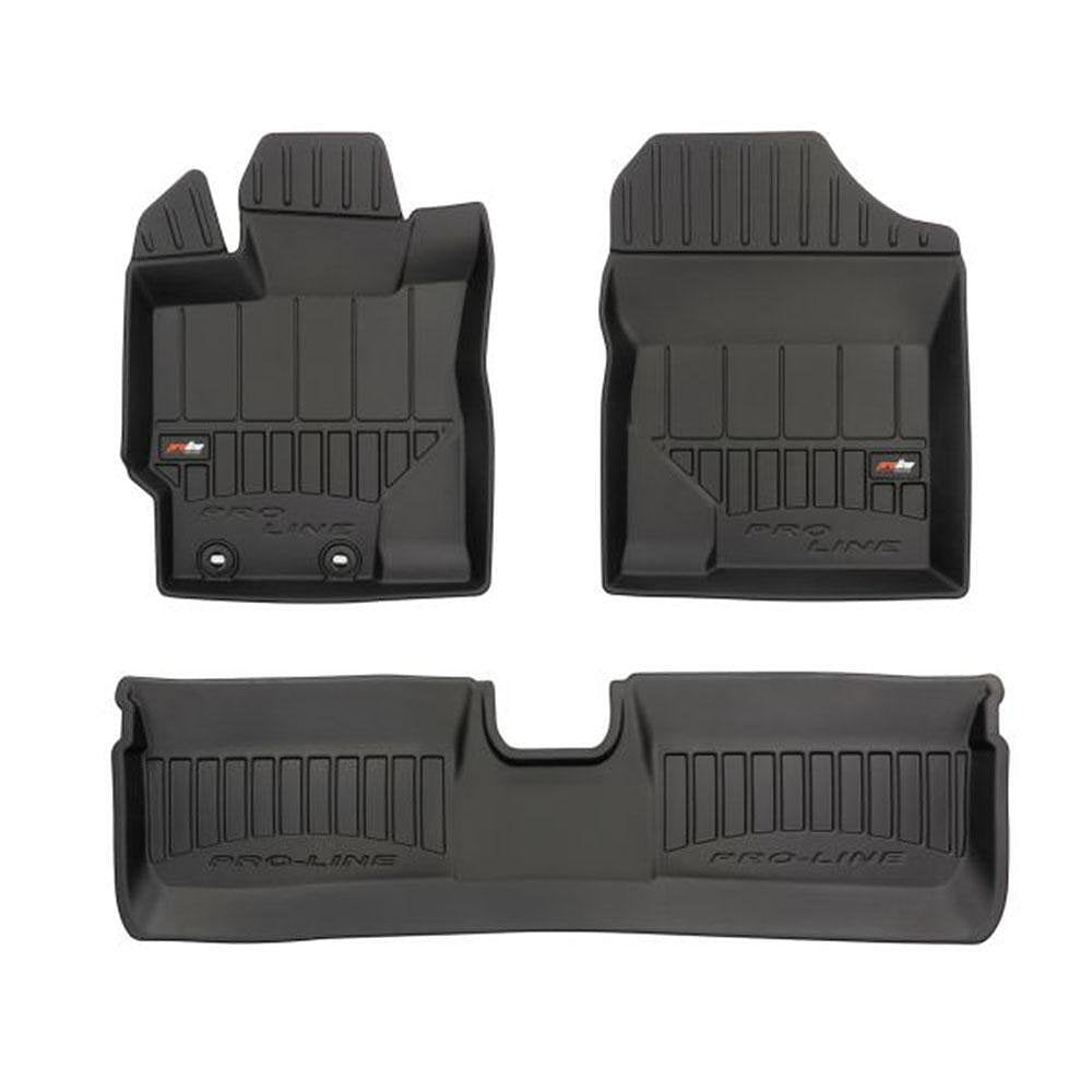 Гумени стелки зa Toyota Yaris 2011-2020 г., ProLine 3D