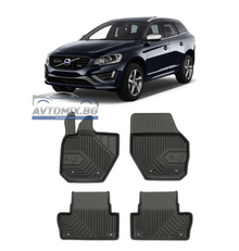 Rubber floor mats for Volvo XC60 2008-2017, Model No.77