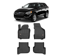 Rubber floor mats for Volvo XC60 after 2017, ProLine 3D