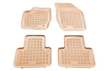 Rubber floor mats for VOLVO XC90 (2002-2014) - beige tray type
