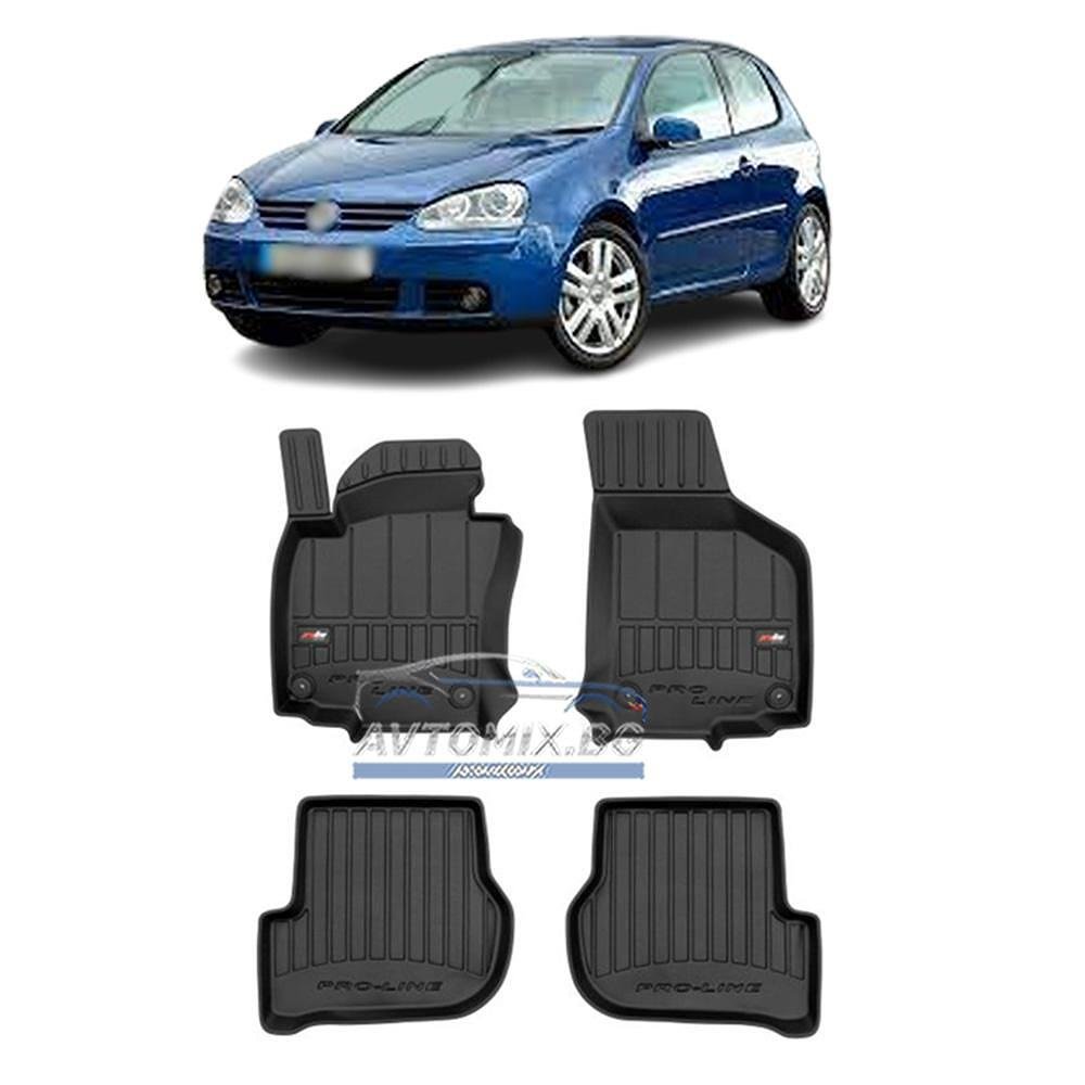 Гумени стелки зa VW Golf 5 2004-2008 г., ProLine 3D