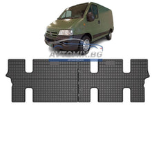Rubber floor mats for Citroen Jumper after 2006, 2nd row seats, Frogum