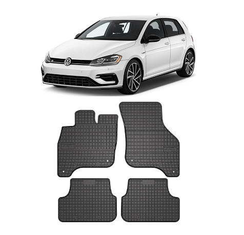 Гумени стелки за VW е-Golf 2014-2019г., Frogum