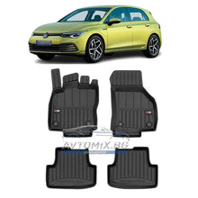 Rubber floor mats for VW Golf 8 from 2020, ProLine 3D