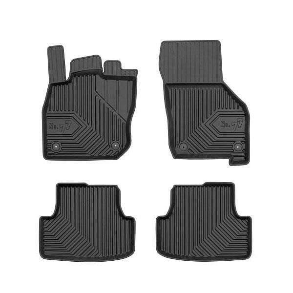 Rubber floor mats for VW Golf 8 Hybrid from 2020 onwards, Model No. 77