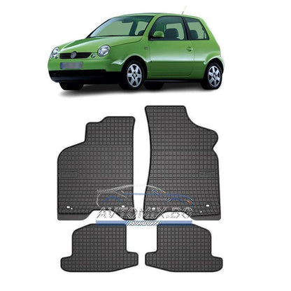 Rubber floor mats for VW Lupo 1998-2005, Frogum