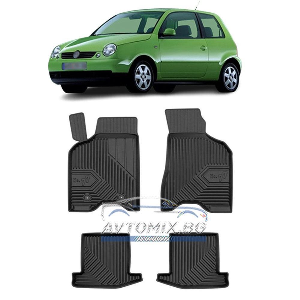 Rubber floor mats for VW Lupo 1998-2005, Model No.77