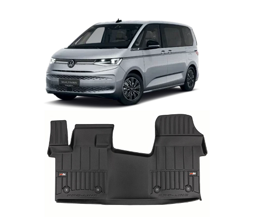Covorașe de cauciuc pentru VW Multivan după 2021, ProLine 3D