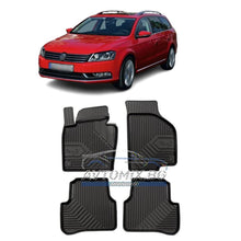 Rubber floor mats for VW Passat 7 2010-2014, Model No.77