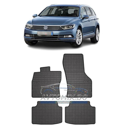 Гумени стелки зa VW Passat  8 2014-2022 г., Frogum